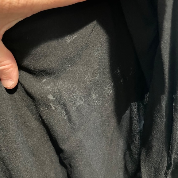 All Saints Spitalfields Black Sheer Bunched Up Dress size 12 NWT - Picture 9 of 14